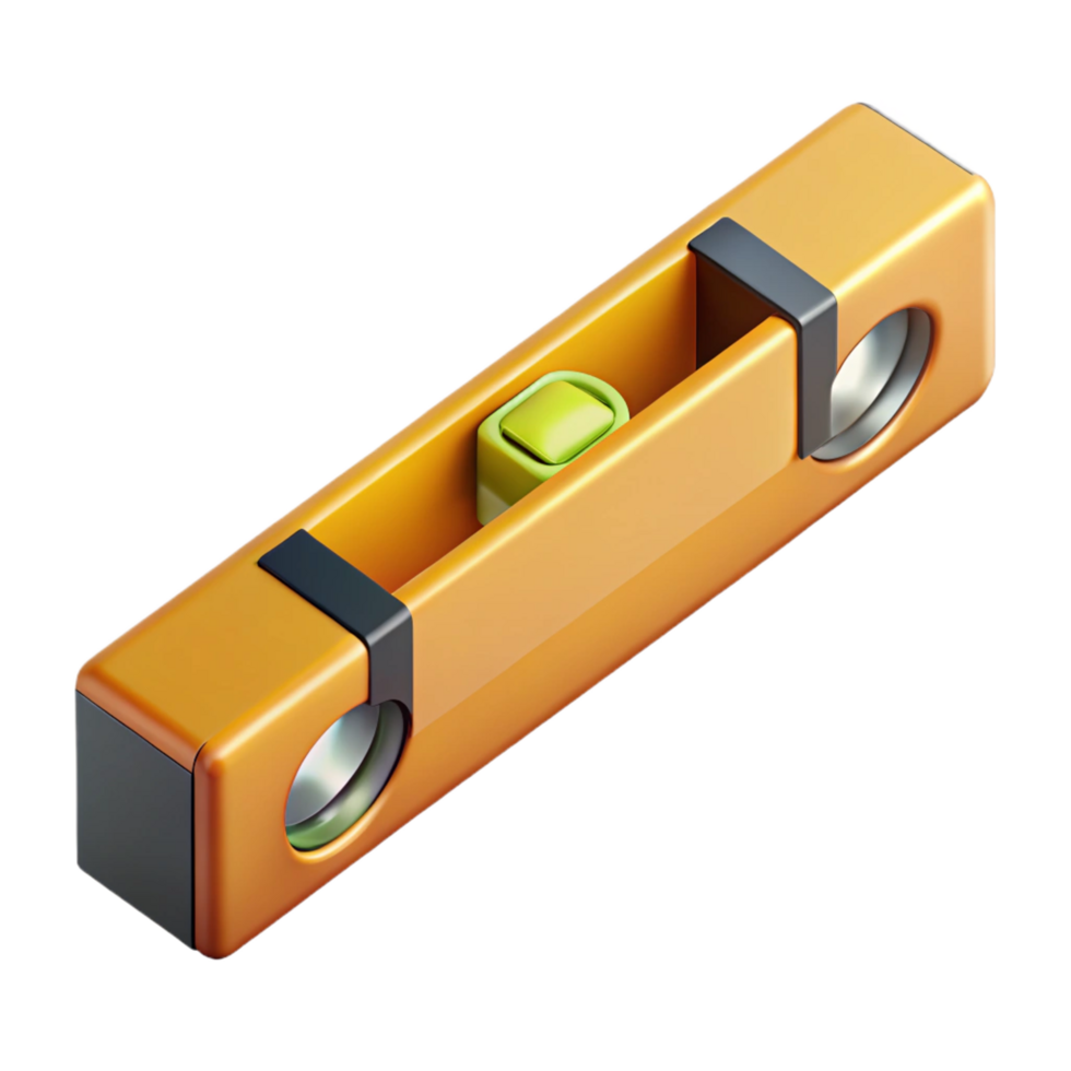 vibrant classic Level, spirit level, construction tool, genuine png
