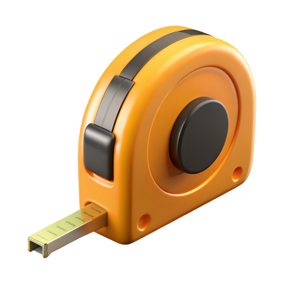 impressive modern Measuring tape, retractable, construction tool, exclusive png