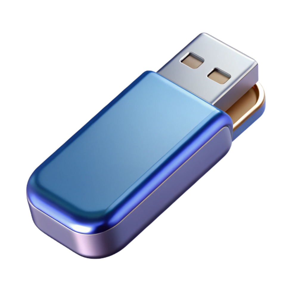 stunning abstract USB flash drive with metallic casing authentic png