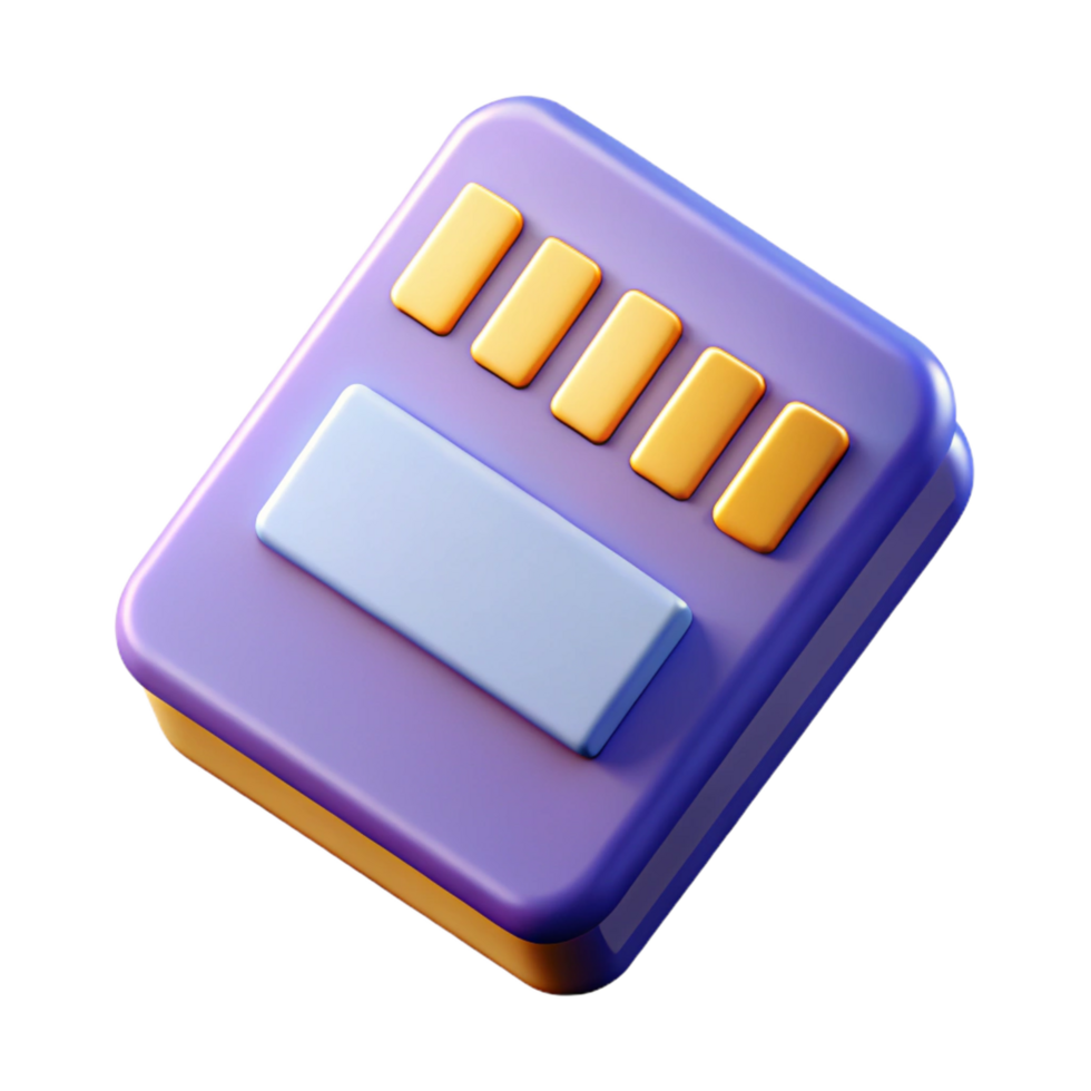 impressive traditional SD memory card high resolution png