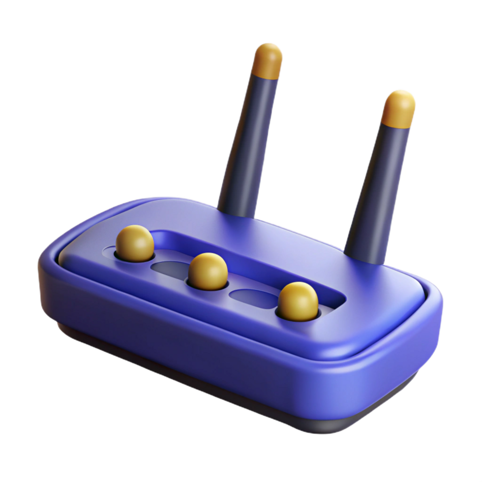 stunning traditional Wireless router with antennas authentic png