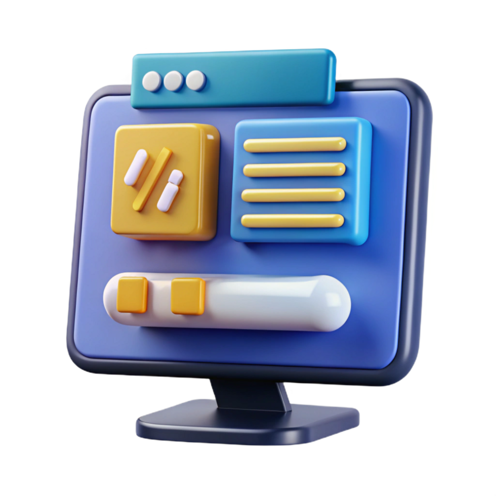 dramatic abstract Software development code on a computer screen genuine png