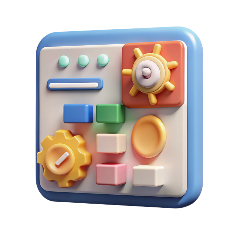 dramatic abstract Project management software interface authentic png