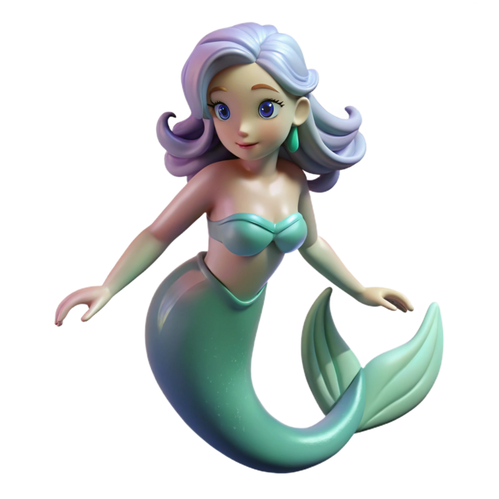 wonderful minimalist Siren, alluring sea creature, enchanting voice, detailed png