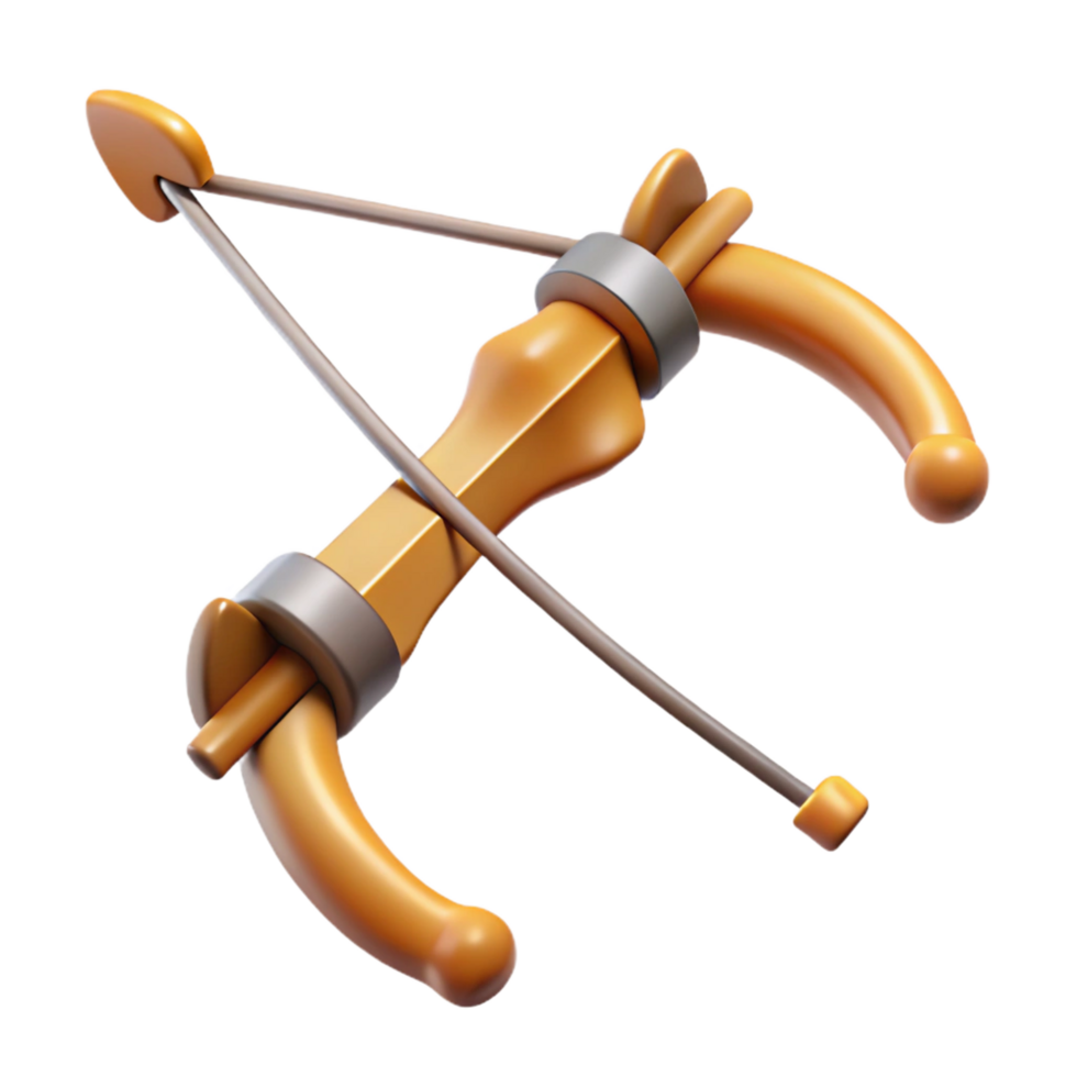 elegant classic Centaur's bow and arrow, hunting, precise, premium png