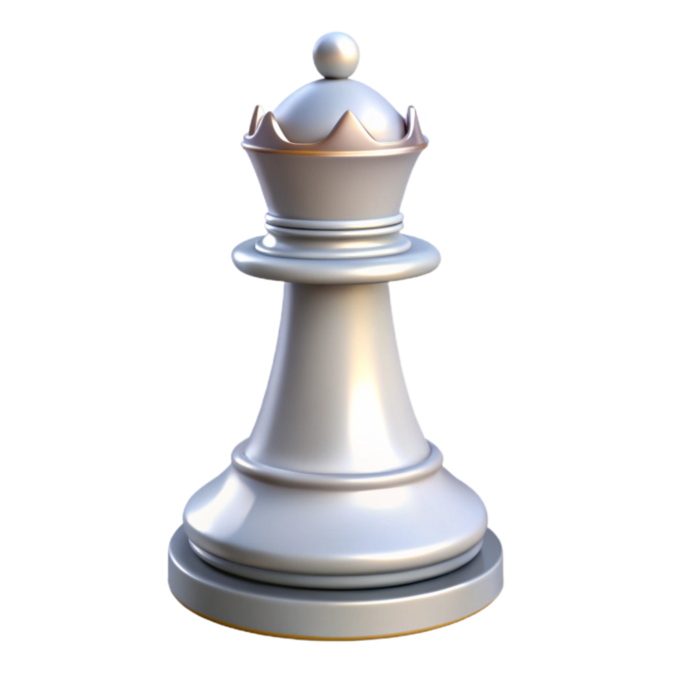 elegant creative A chess piece, the white king, exclusive png