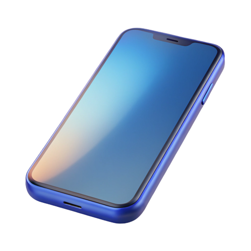 stunning traditional A mobile phone, generic smartphone design, high resolution png