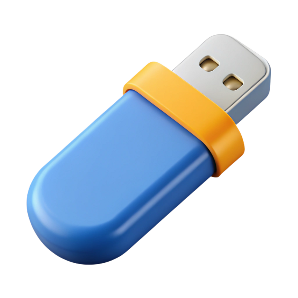 impressive minimalist A USB flash drive, standard design, professional png