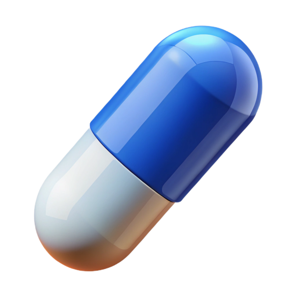 vibrant classic A pill capsule, generic medication, genuine png
