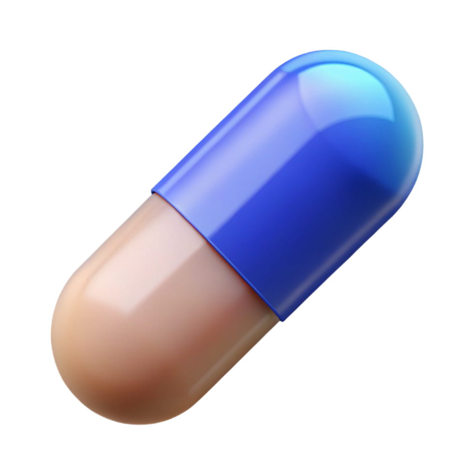 stunning minimalist A pill capsule, generic medication, exclusive png