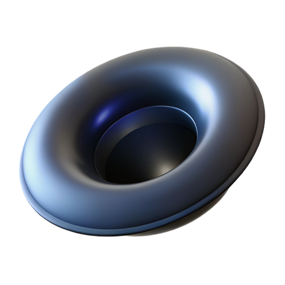 serene minimalist A black hole, stylized representation, high quality png