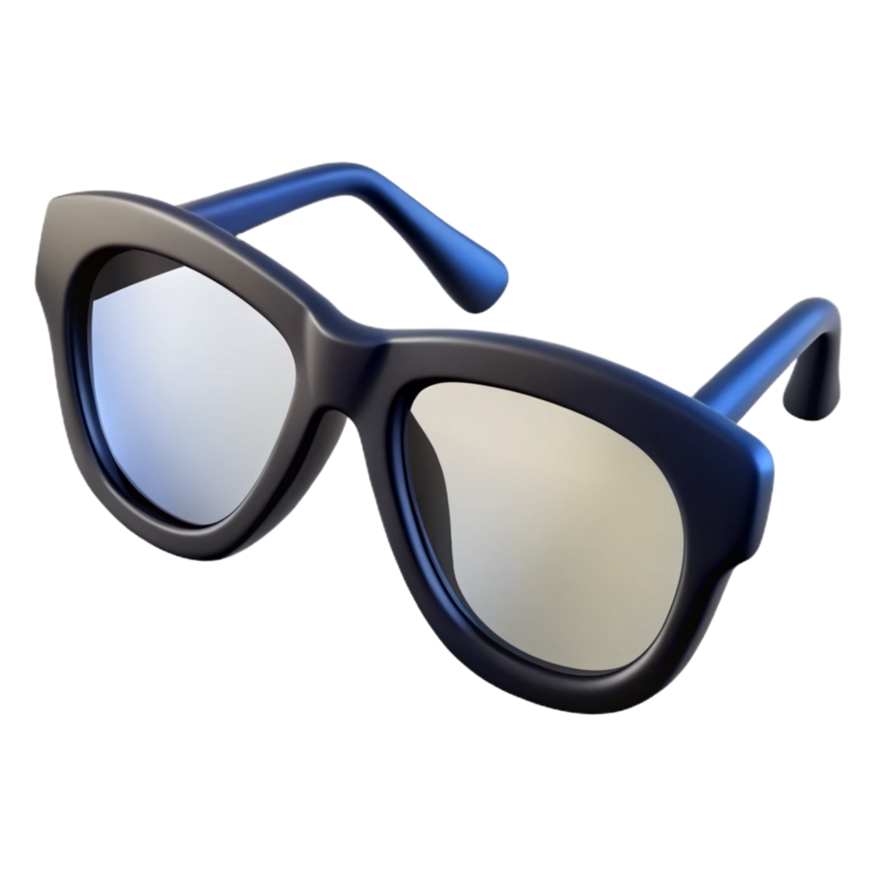 wonderful rustic A pair of eyeglasses with black frames original png