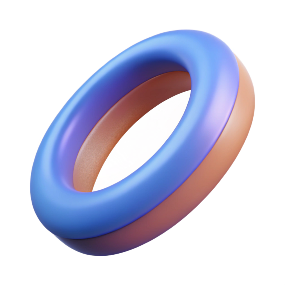 serene minimalist A rubber band, stretched exclusive png