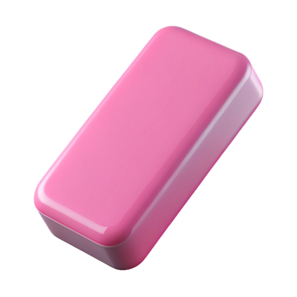 dramatic contemporary An eraser, pink rectangular shape professional png