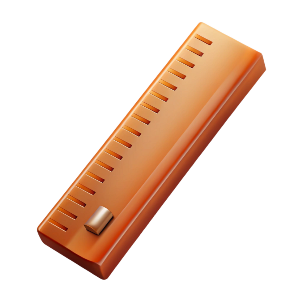extraordinary abstract A ruler, wooden with markings high quality png