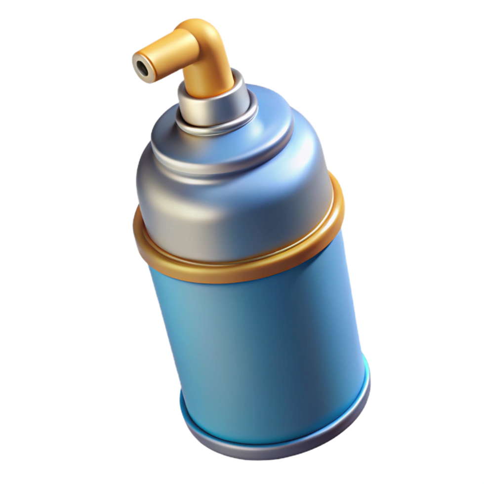 serene traditional A spray can with a nozzle detailed png