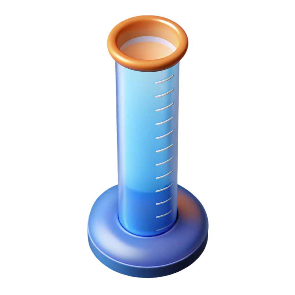 wonderful contemporary A graduated cylinder with markings original png