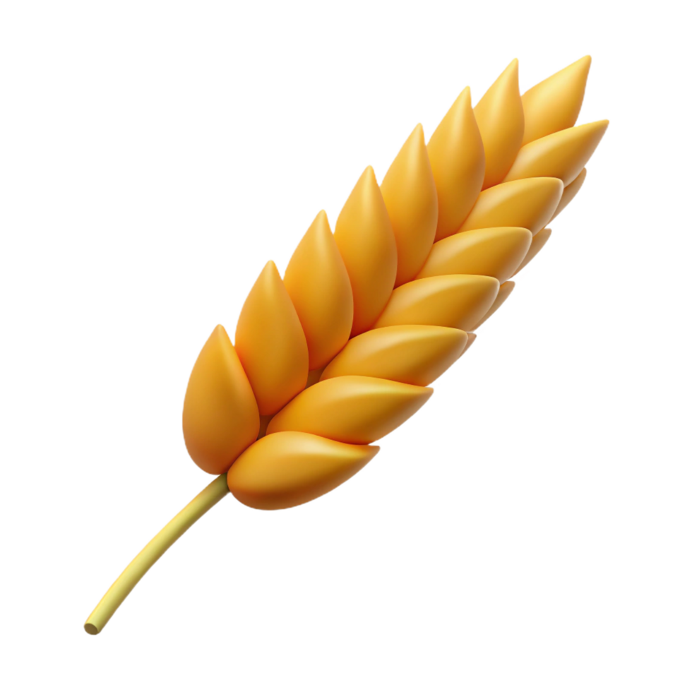 elegant creative Close-up of a wheat stalk original png