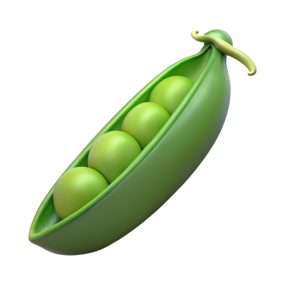 vibrant minimalist One pea pod high quality png