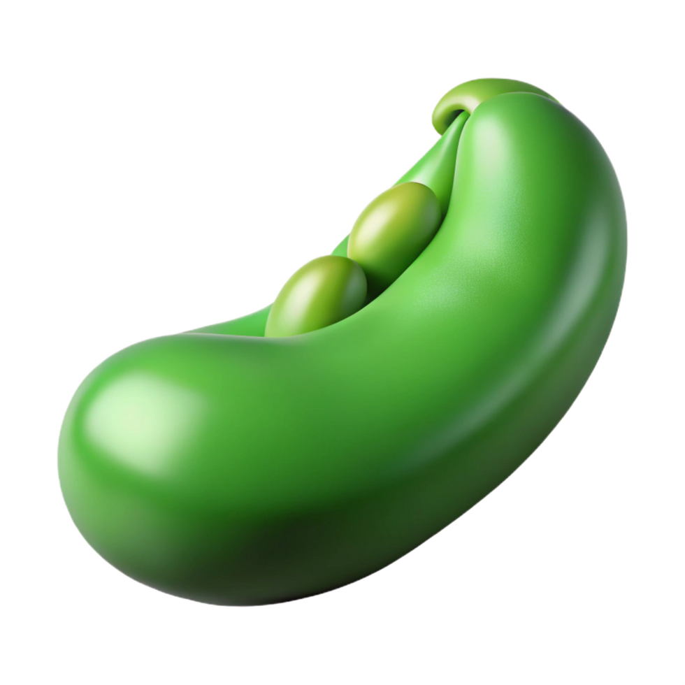 wonderful abstract Close-up of a green bean original png