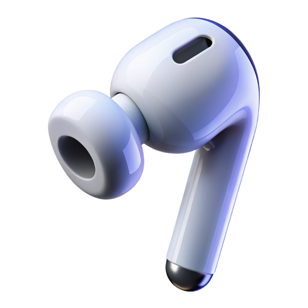 beautiful vintage A single airpod, wireless earbud, professional png