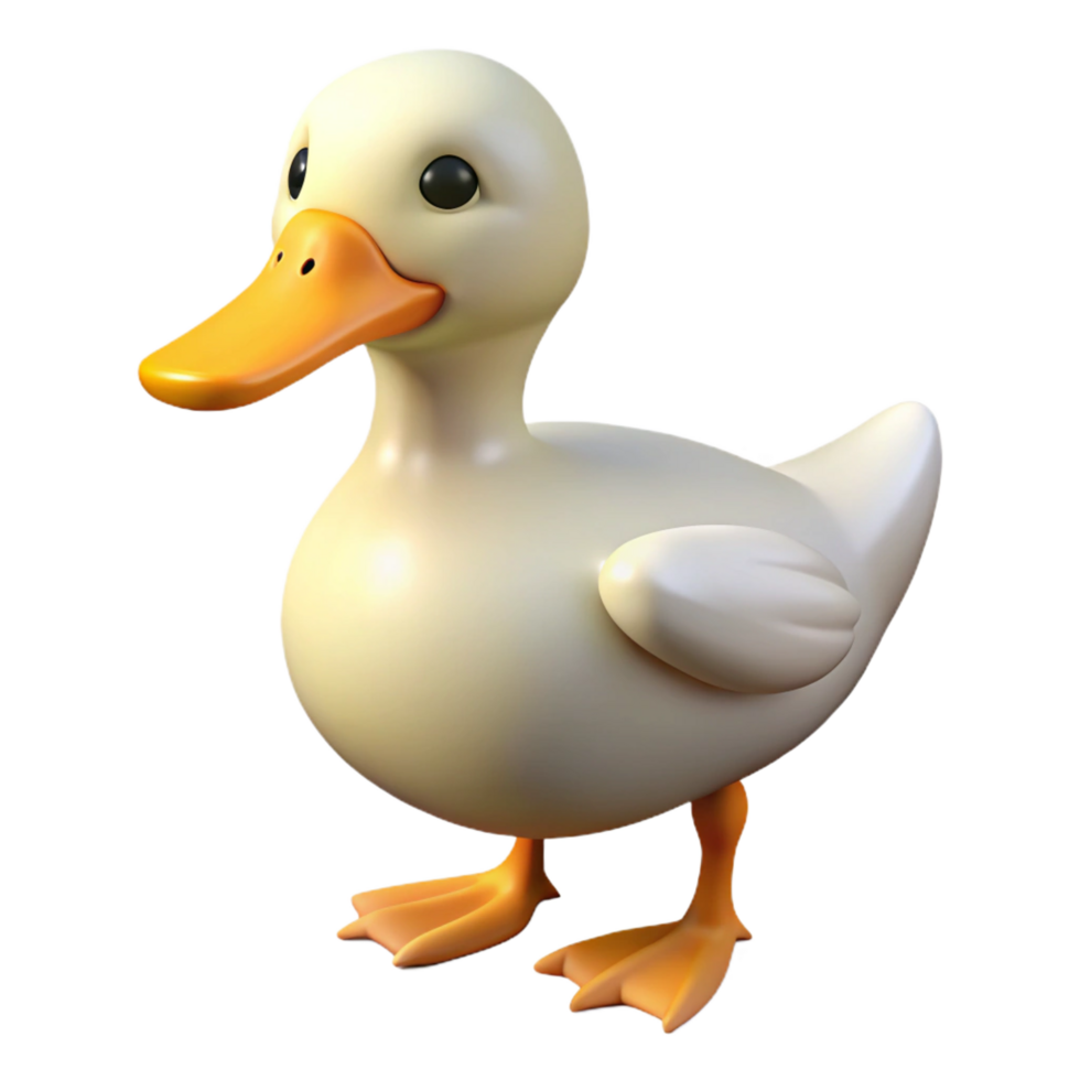 wonderful contemporary A quacking duck, original png