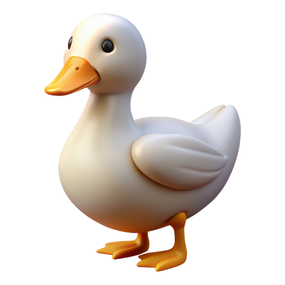 magnificent contemporary A quacking duck, high resolution png