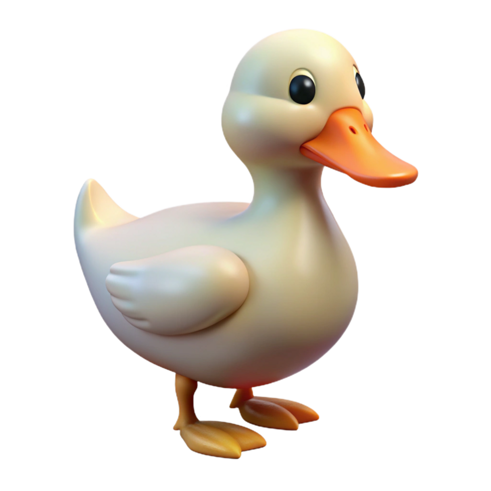 beautiful rustic A quacking duck, genuine png