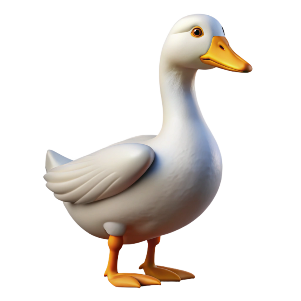 beautiful vintage A honking goose, 4K png