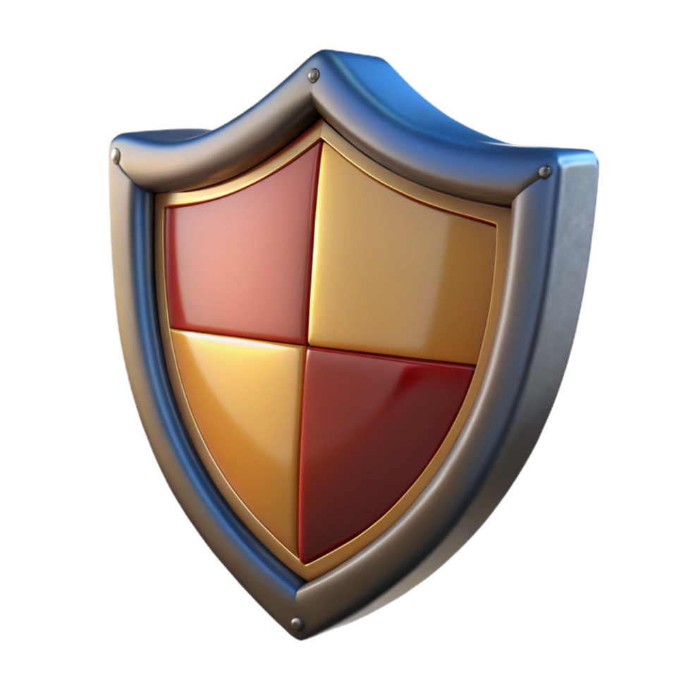 beautiful abstract A knight's shield, emblazoned with a coat of arms, genuine png