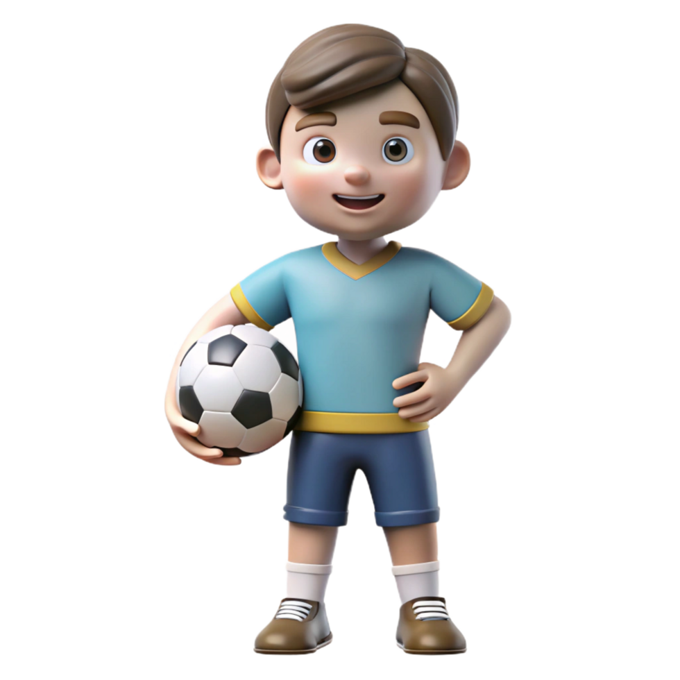 extraordinary contemporary Boy, soccer ball, authentic png