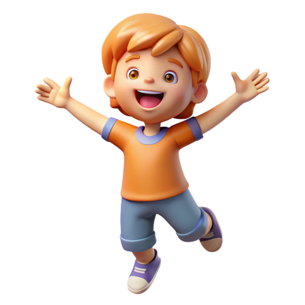 beautiful vintage Happy child, playful pose, professional png