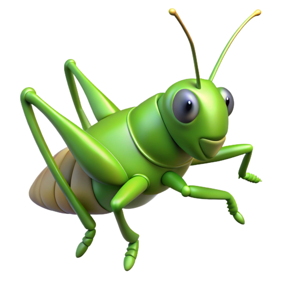 stunning classic Grasshopper, jumping, original png