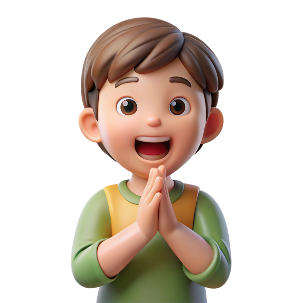 beautiful classic Excited toddler, clapping hands, authentic png