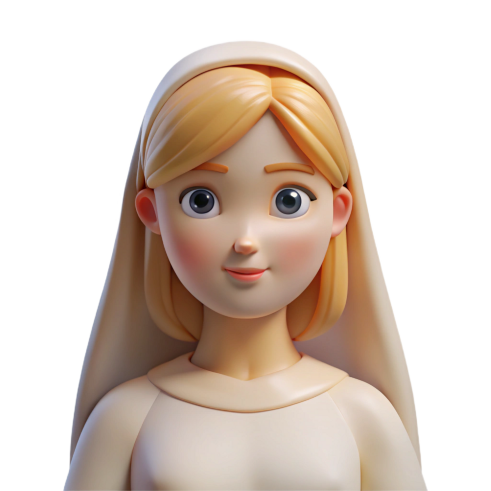 serene contemporary Radiant bride, veil, detailed png