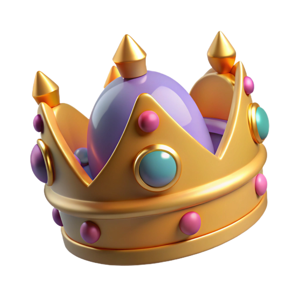 magnificent classic A jeweled crown fit for a king, high quality png