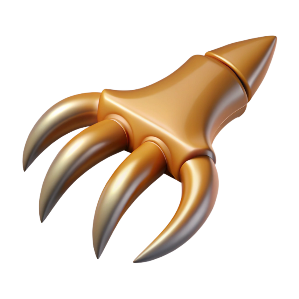stunning modern A single, sharp claw belonging to a dragon, genuine png