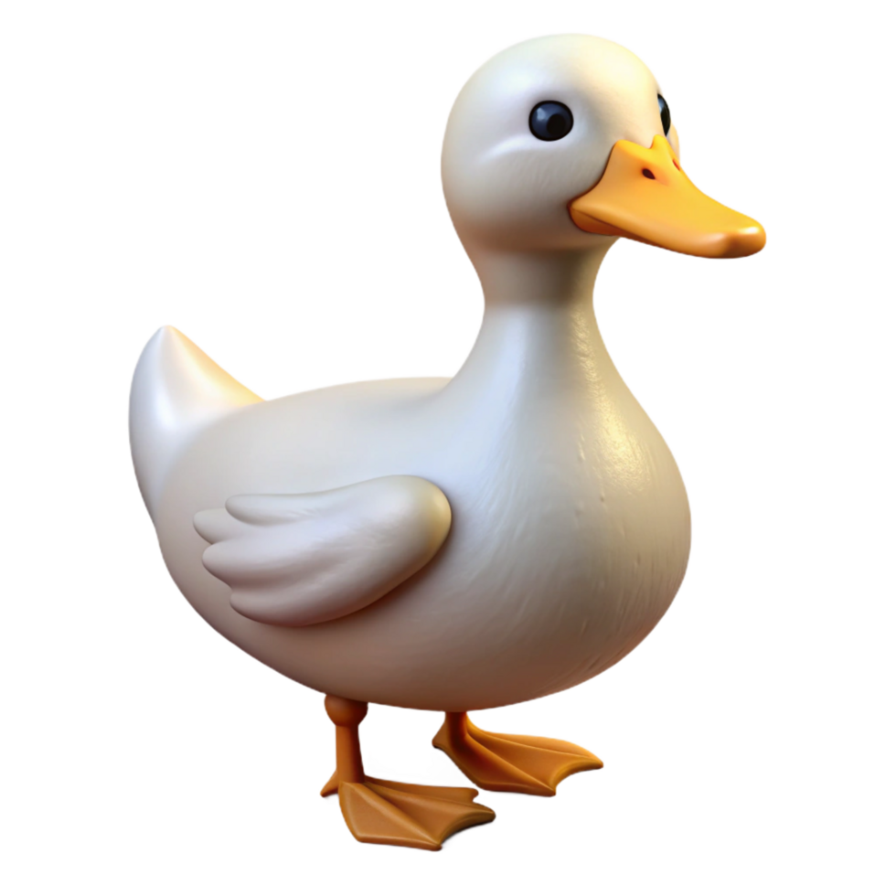 magnificent minimalist A duck quacking exclusive png