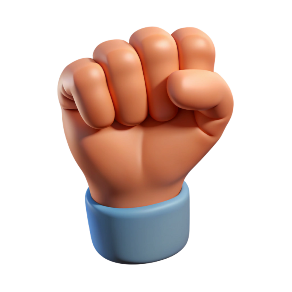 impressive traditional A single, human hand making a fist high resolution png