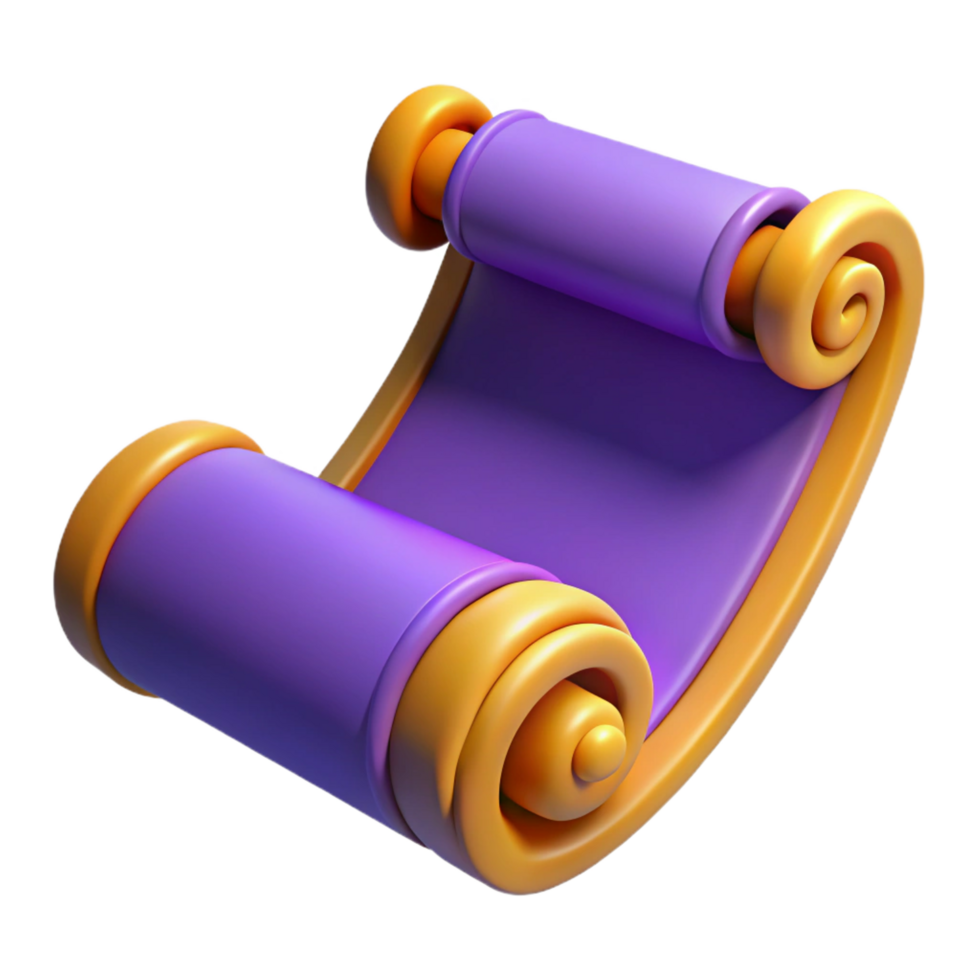 dramatic vintage A stylized, decorative scroll premium png
