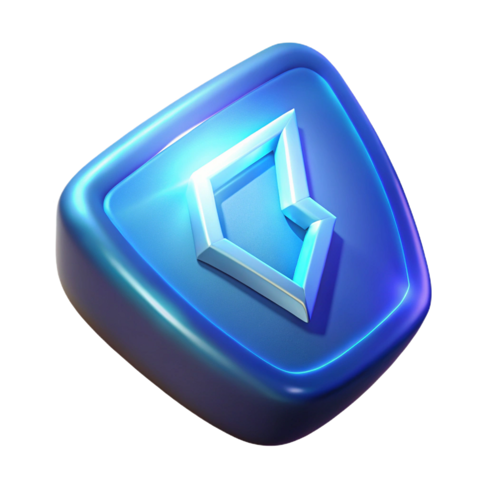 magnificent minimalist A glowing, magical rune professional png