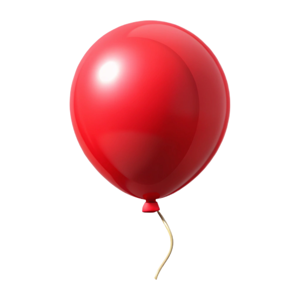 magnificent artistic A single, red balloon original png