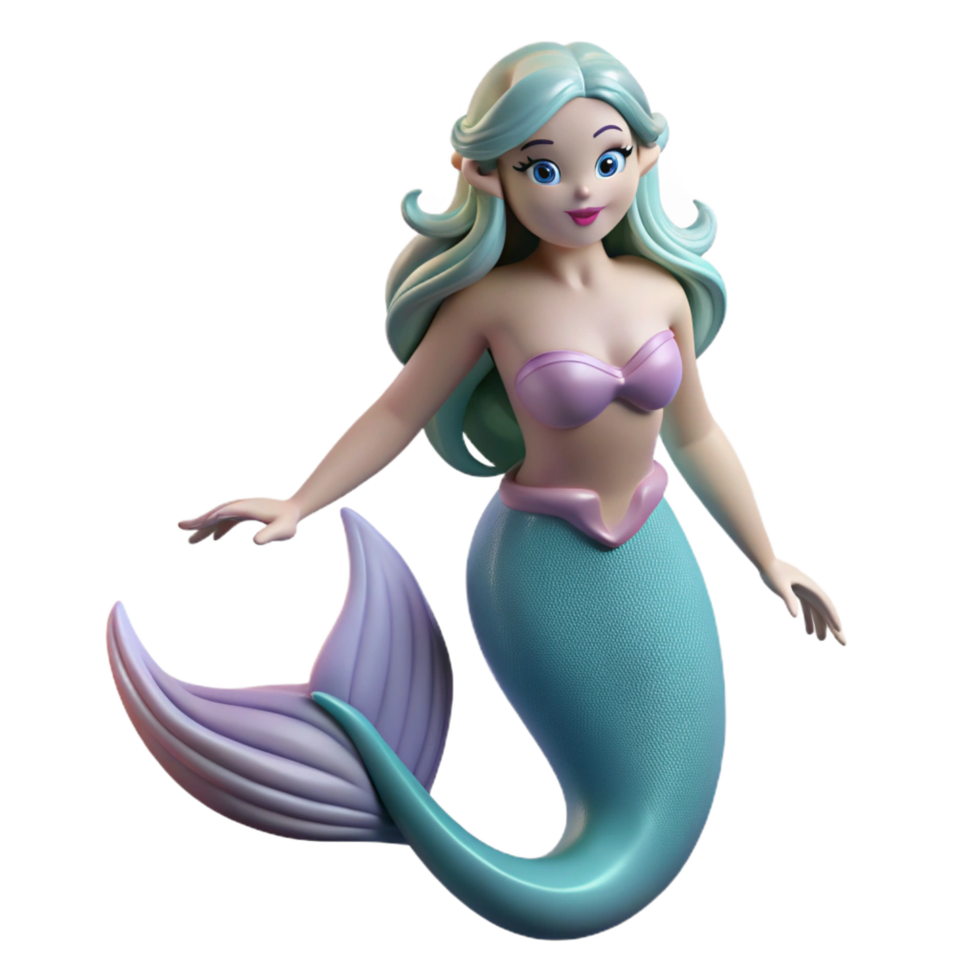 elegant rustic Siren, alluring sea nymph, exclusive png