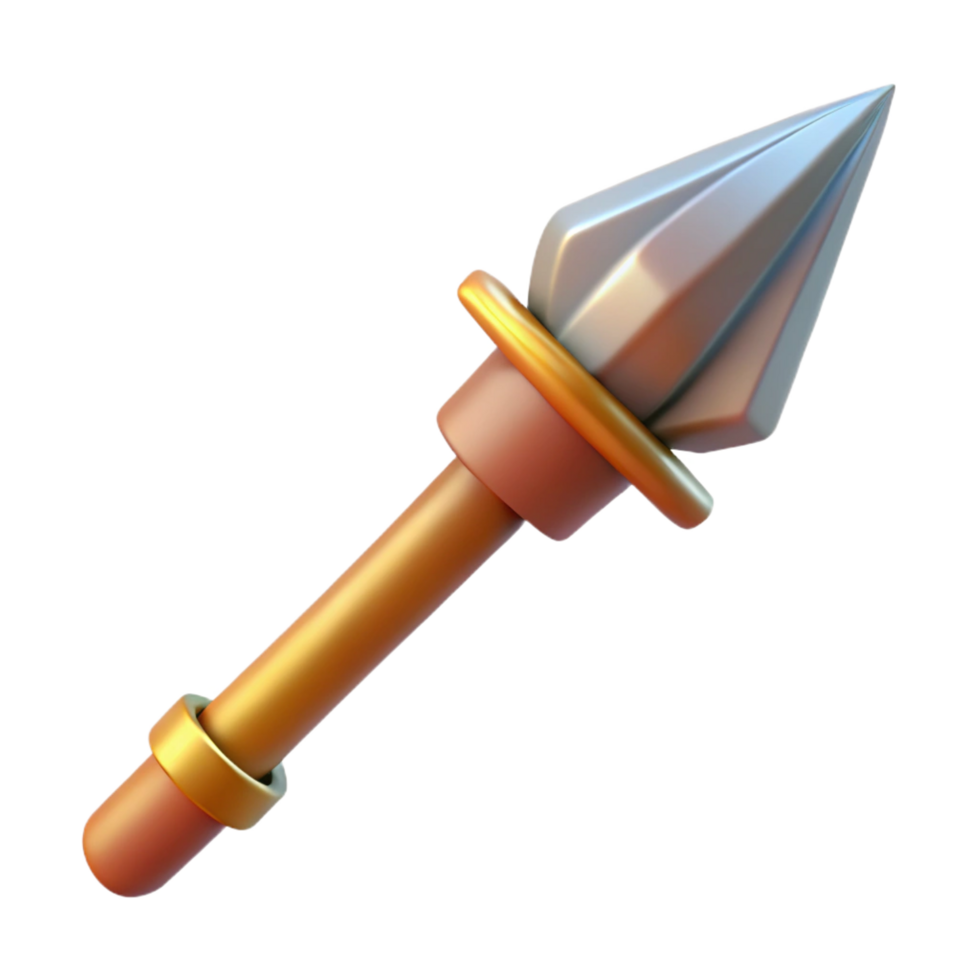 vibrant artistic Odin's Spear, Gungnir, authentic png