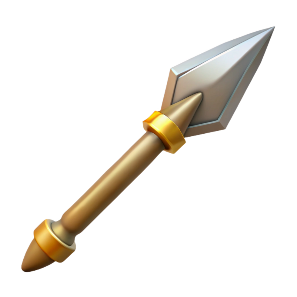 vibrant abstract Odin's Spear, Gungnir, premium png