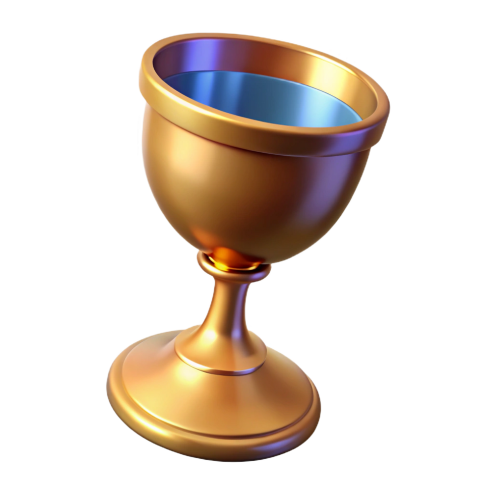 vibrant minimalist Holy Grail, chalice, detailed png