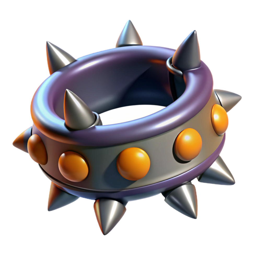 stunning rustic Cerberus' Collar, spiked collar, exclusive png