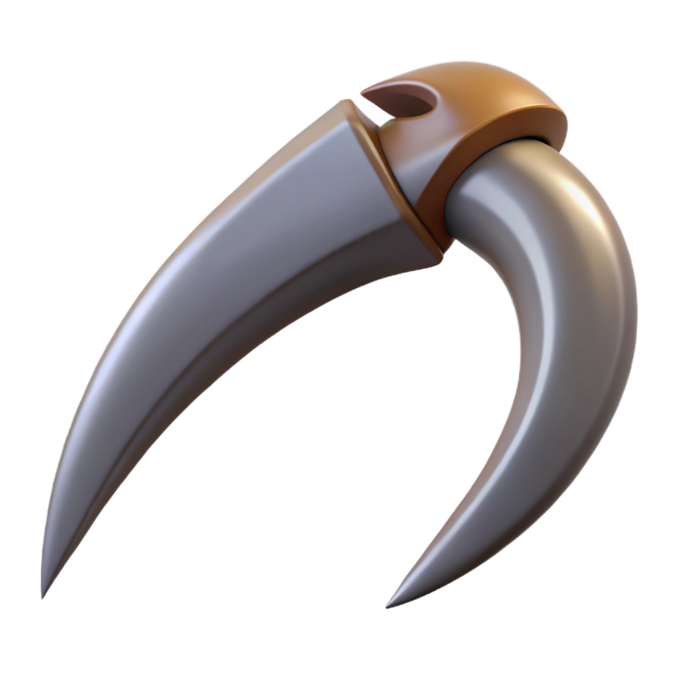 elegant creative Harpy's Talon, single sharp talon, detailed png