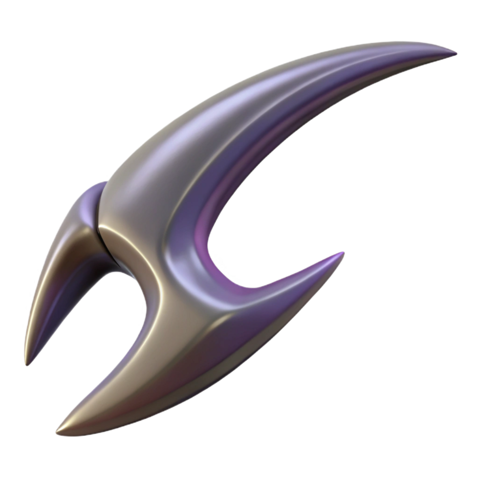wonderful minimalist Harpy's Talon, single sharp talon, detailed png