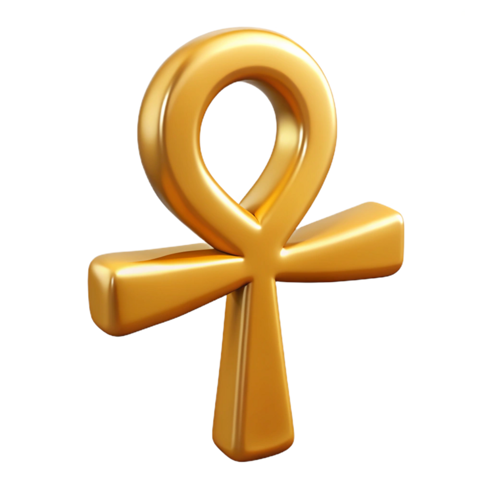 stunning rustic Ankh, Egyptian symbol of life, genuine png